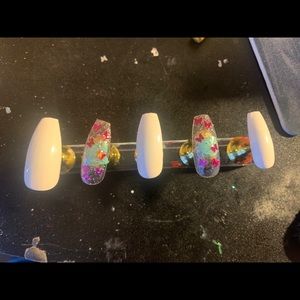 Press on nails butterfly